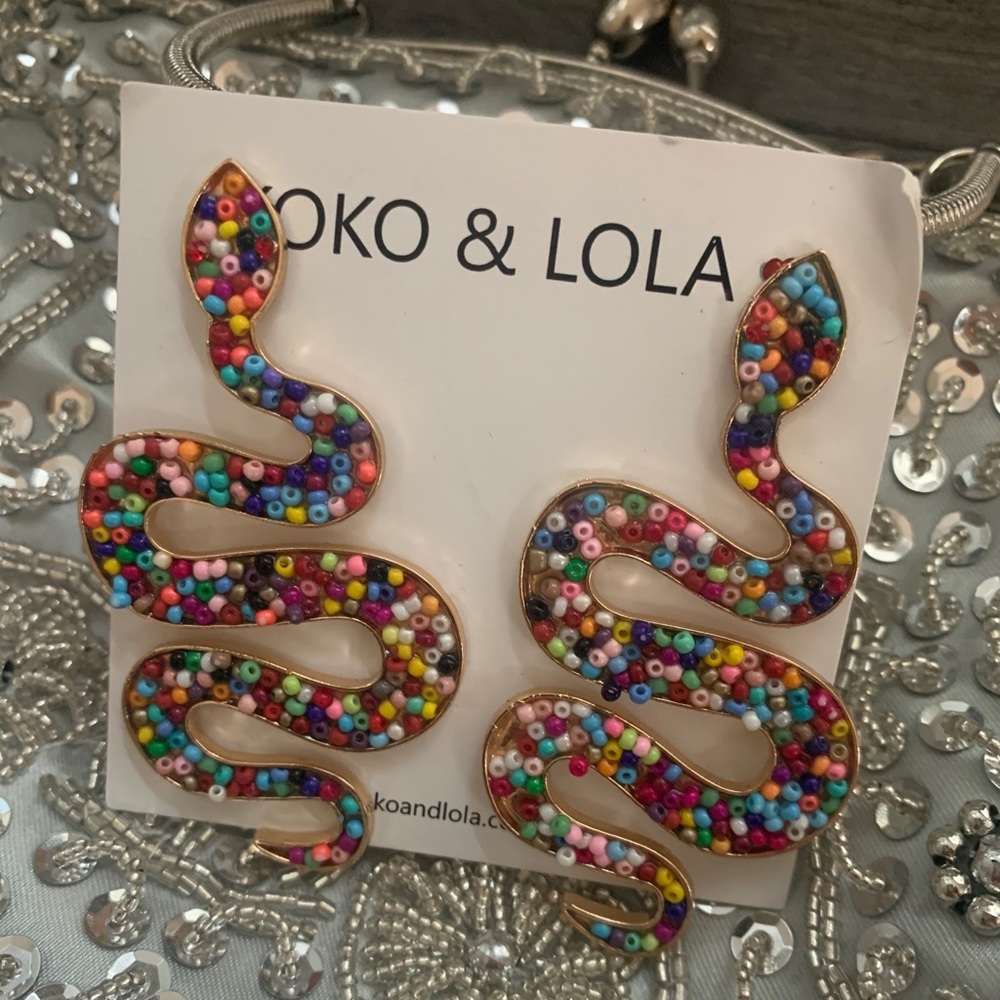 Koko & Lola Snake/Serpent Earrings